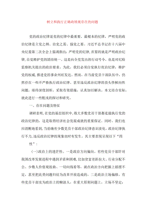 2024年最新树立和践行正确政绩观方面存在的问题原因及整改材料精选版(10).docx