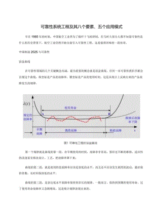 可靠性系统工程及其八个要素、五个应用模式.docx