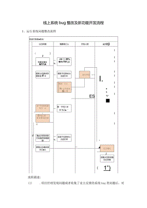 上线系统项目问题整改及功能完善流程.docx