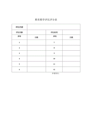 技能拼比评分表公开课教案教学设计课件资料.docx
