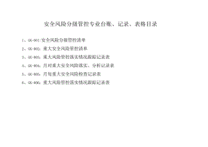 安全风险分级管控目录.docx