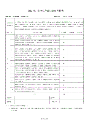 总经理安全生产目标管理考核表.docx