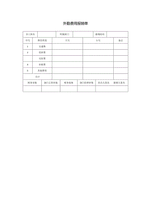外勤费用报销单.docx
