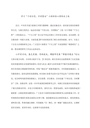 学习“千村示范、万村整治”工程经验心得体会.docx