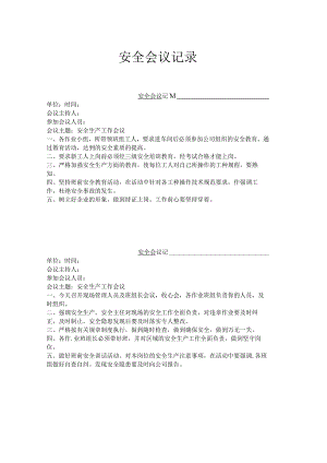 安全会议记录.docx