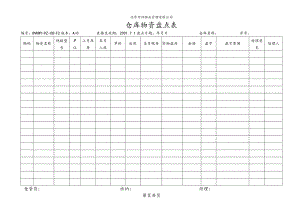 北京万科物业管理有限公司仓库物资盘点表.docx