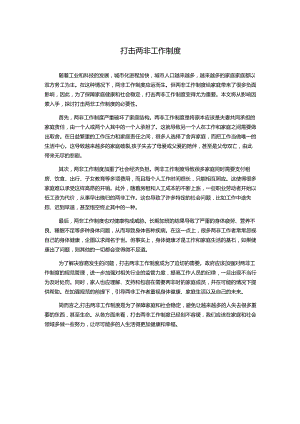 打击两非工作制度.docx