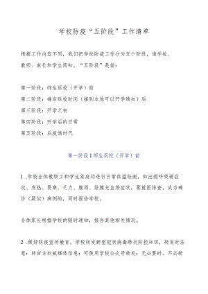 2021年学校防疫“五阶段”工作清单.docx