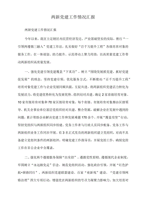 2022年两新党建工作情况汇报.docx