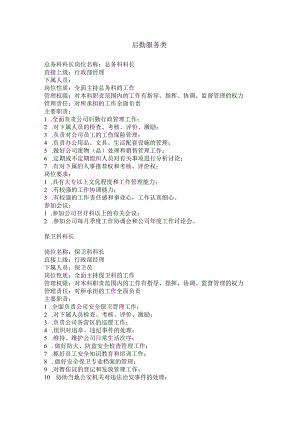 后勤服务类（职务分析样本）.docx