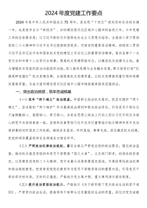 2024年度党建工作要点.docx