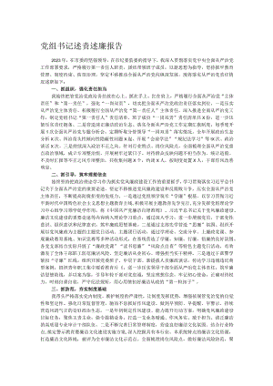党组书记述责述廉报告.docx