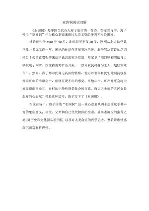 亚洲铜阅读理解.docx