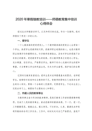 2020寒假继教培训师德教育心得体会_942821458.docx