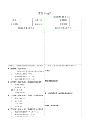 工作评估表.docx