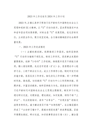 2023年工作总结及2024年工作计划(4).docx