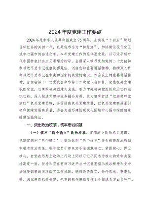 2024年度党建工作要点.docx