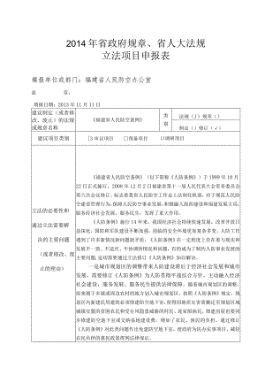 2014年省政府规章、省人大法规.docx