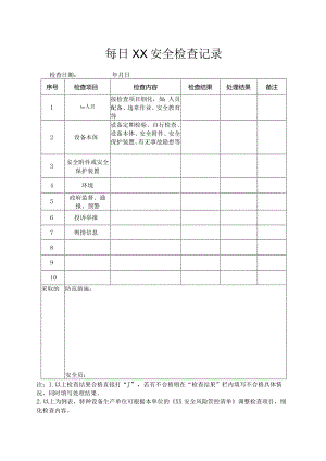 07特种设备检查表单模板.docx