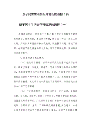 班子生活会召开情况的通报3篇.docx