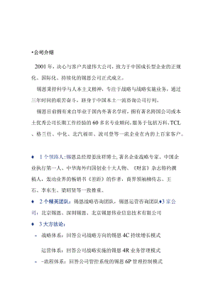 某公司的核心经营理论.docx