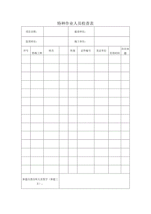 特种作业人员检查表.docx