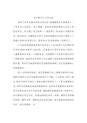 新入职员工工作总结范文（5篇）.docx