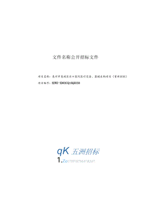 文件名称公开招标文件.docx