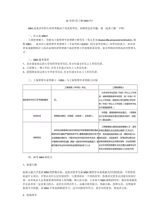 江阴考研培训-你了解MBA吗.docx