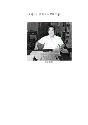 王宽行：至简人生深情于学.docx