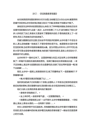 沙汀：《在其香居茶馆里》.docx