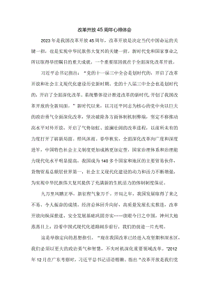 改革开放45周年心得体会(4).docx