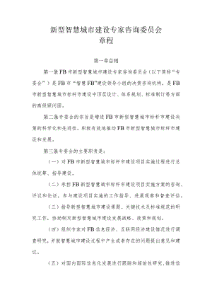 新型智慧城市建设专家咨询委员会章程.docx