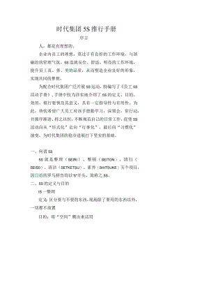 时代集团5S推行手册.docx