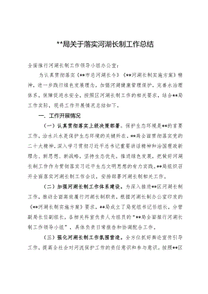 河湖长制工作总结.docx