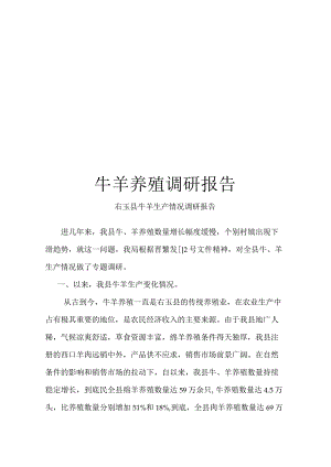 牛羊养殖调研报告.docx