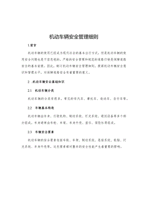 机动车辆安全管理细则.docx
