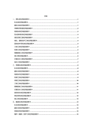 煤矿岗位风险流程卡.docx