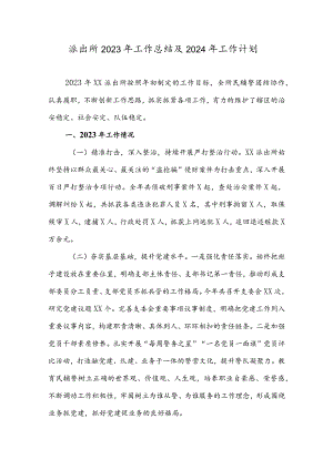 派出所2023年工作总结及2024年工作计划(4).docx