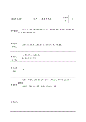液压泵教案.docx