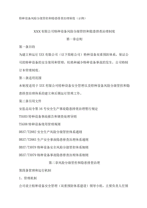 特种设备风险分级管控和隐患排查治理制度（示例）.docx