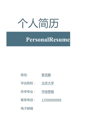 求职简历彩色三页(32).docx