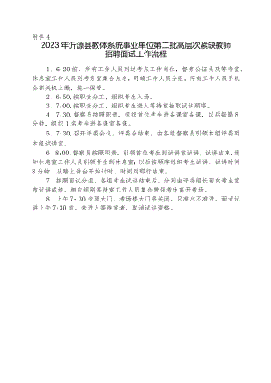 沂源县教师招聘考生面试（说课）守则.docx