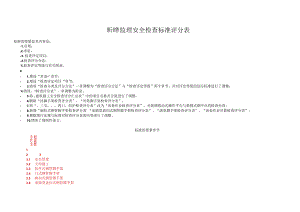 昕晔监理安全检查标准评分表.docx