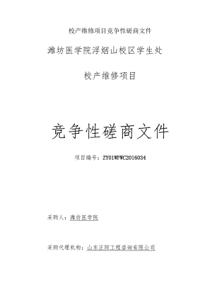 校产维修项目竞争性磋商文件.docx