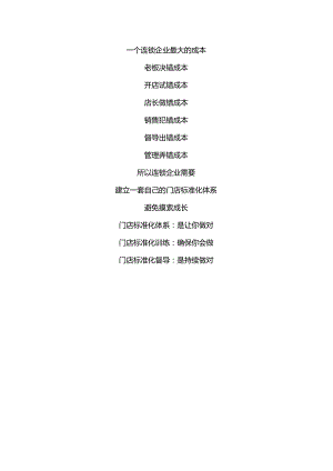 李一环督导标准化手册：门店标准化执行表格与督导巡店工作方法流程.docx