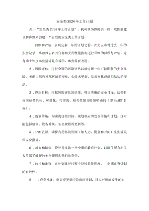安全类2024年工作计划.docx
