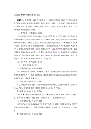 副镇长2023年述职述廉报告.docx