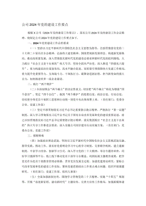 公司2024年党的建设工作要点.docx