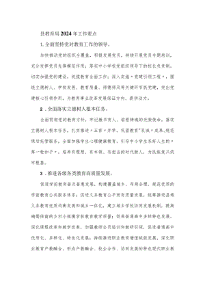 县教育局2024年工作要点.docx